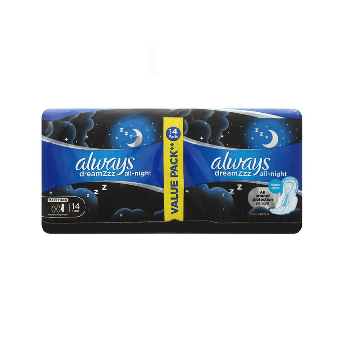 Always Maxi Thick Dreamz All Night 14cs