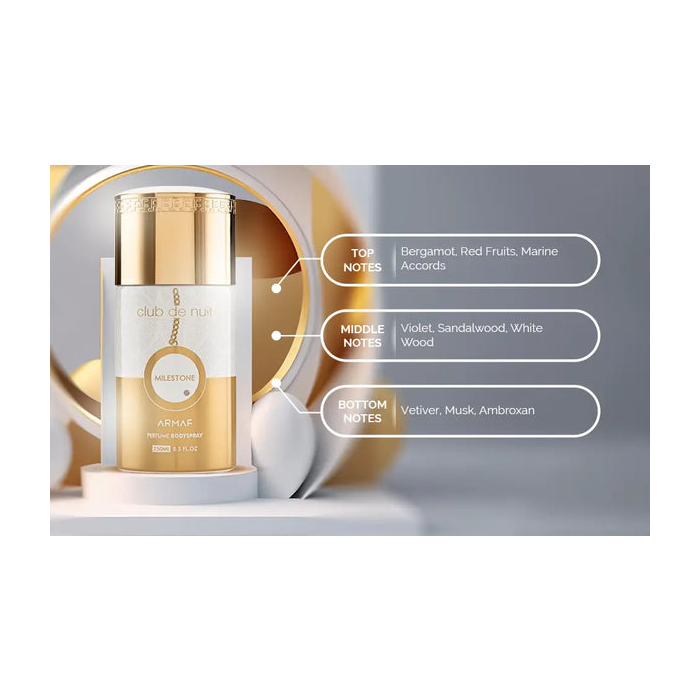Armaf Body Spray 250ml Club De Nuit Milestone
