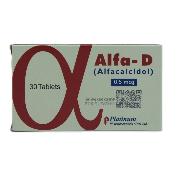 Alfa D 0.5mcg Tablets 30s
