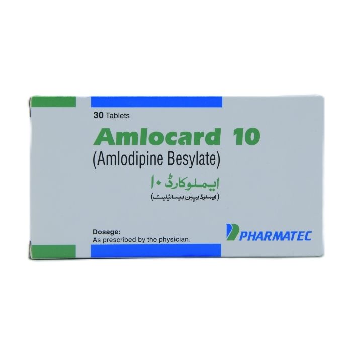 Amlocard 10mg Tablets 30s