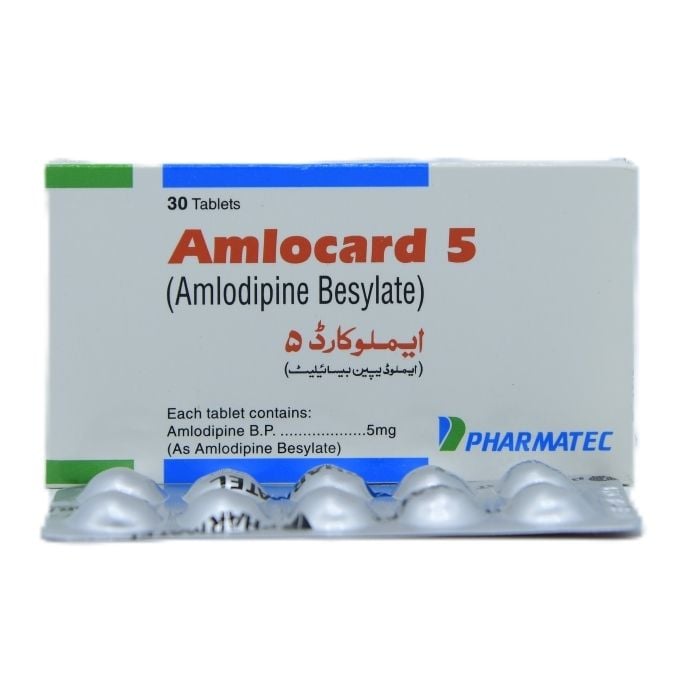 Amlocard 5mg Tablets 30s