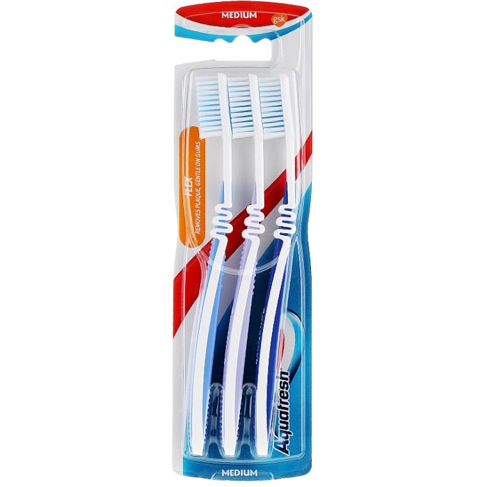 Aquafresh Tooth Brush Flex Tripple Pack