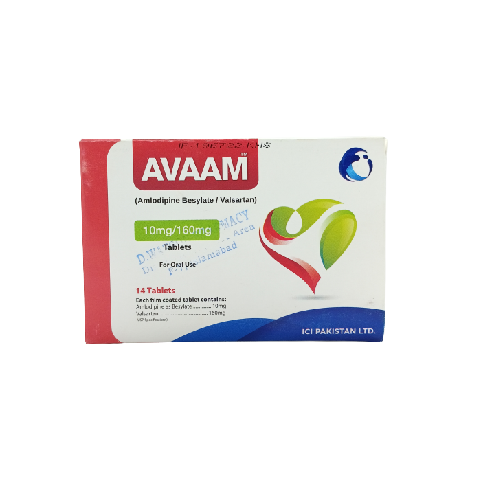 Avaam 10mg 160mg Tablets