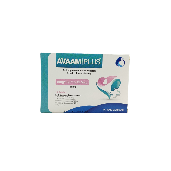 Avaam Plus 5mg 160mg 12.5mg Tablets