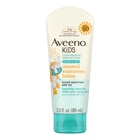 Aveeno Sunscreen 88ml Kids Continuous Protection