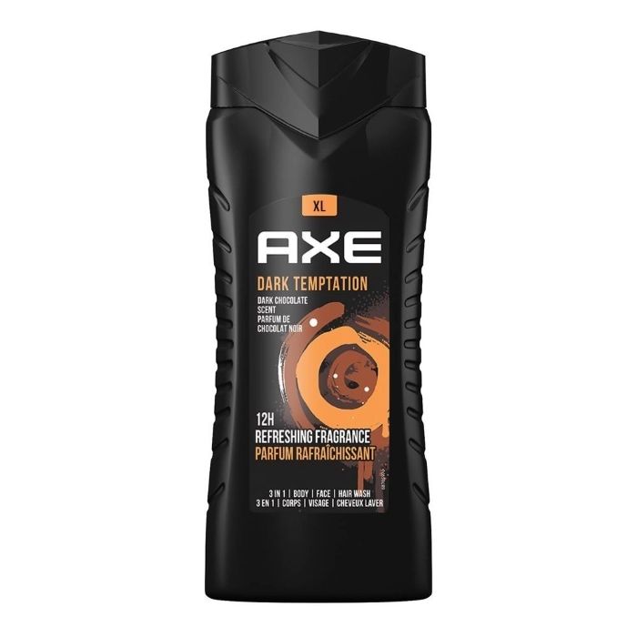 Axe 3in1 Body Face Hair Wash 400ml Dark Temptation