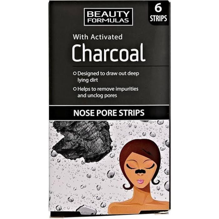 Beauty Formulas Nose Pore Strips Charcoal 6s