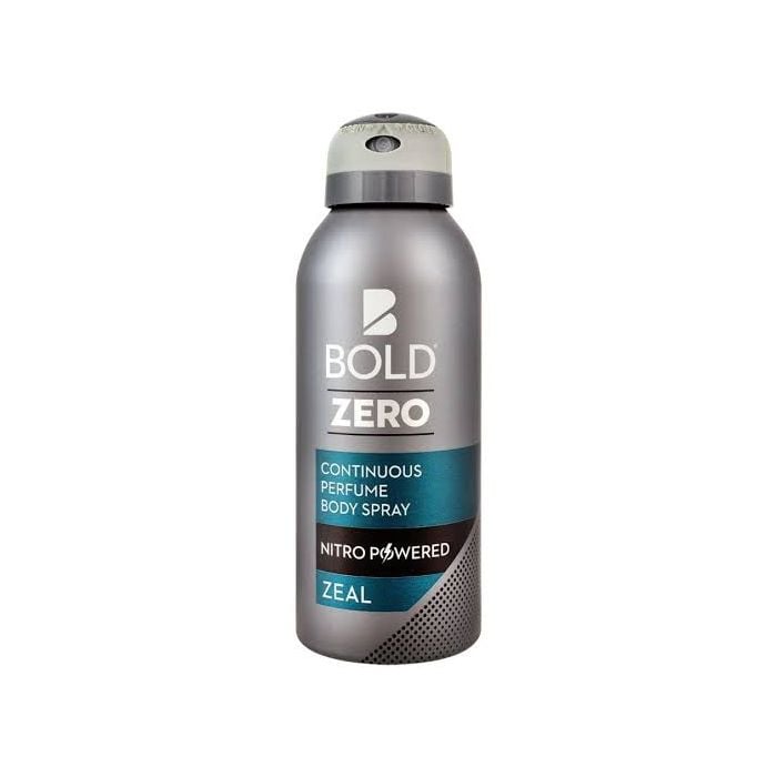 Bold Zero Body Spray 120ml Zeal