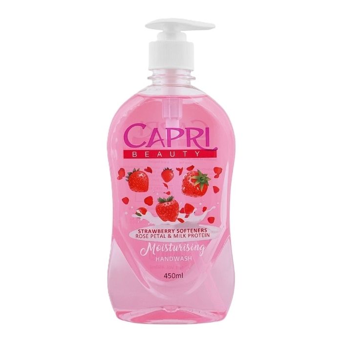 Capri hand wash 450ml strawberry softeners