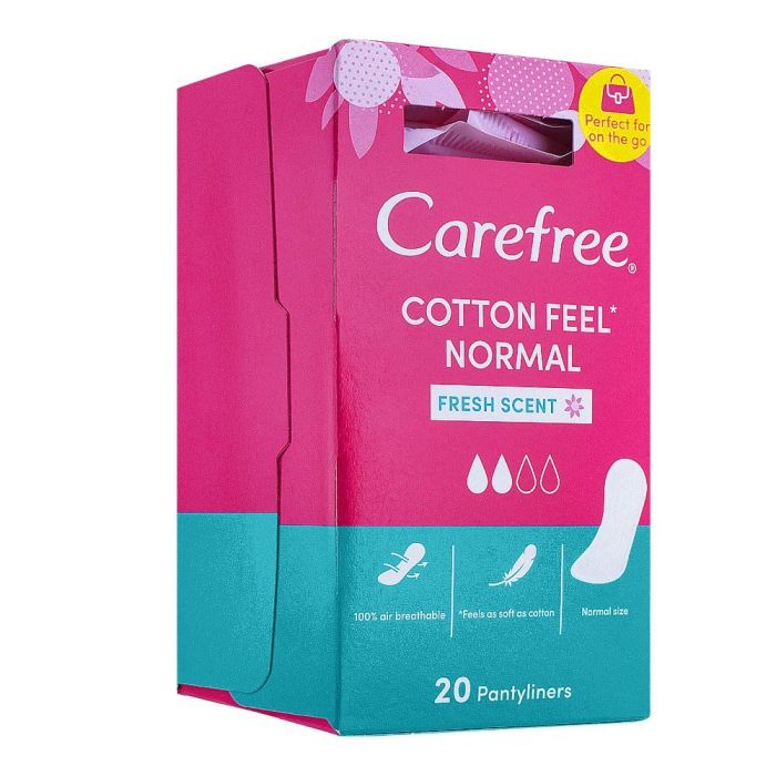Carefree Panty Liner Normal Cotton 20pcs