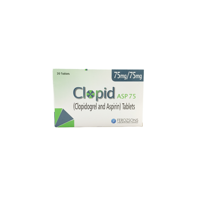 Clopid Asp 75mg 75mg Tablets 20s