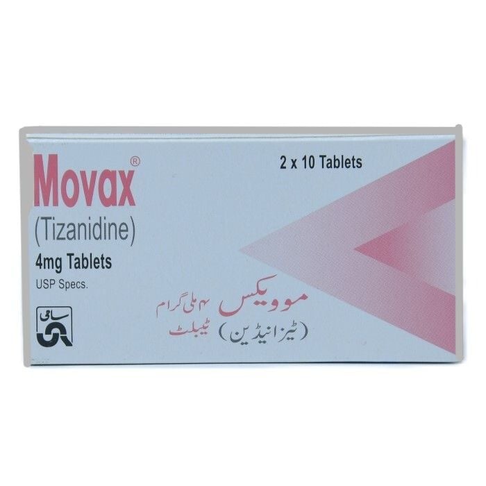 Movax 4mg Tab 20s