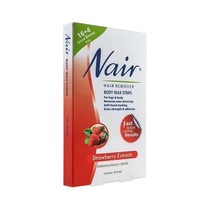 Nair Body Wax Strips 20pcs