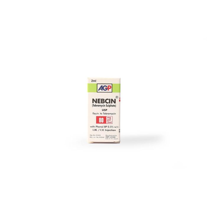 Nebcin 80mg Inj