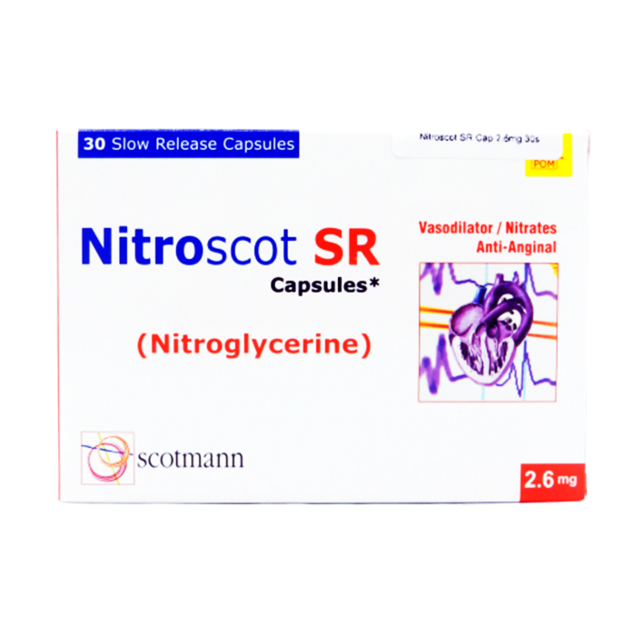 Nitroscot Sr 2.6mg Tablets