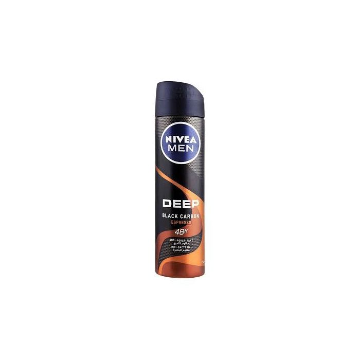 Nivea Men Body Spray 150ml Deep Black Carbon Espresso