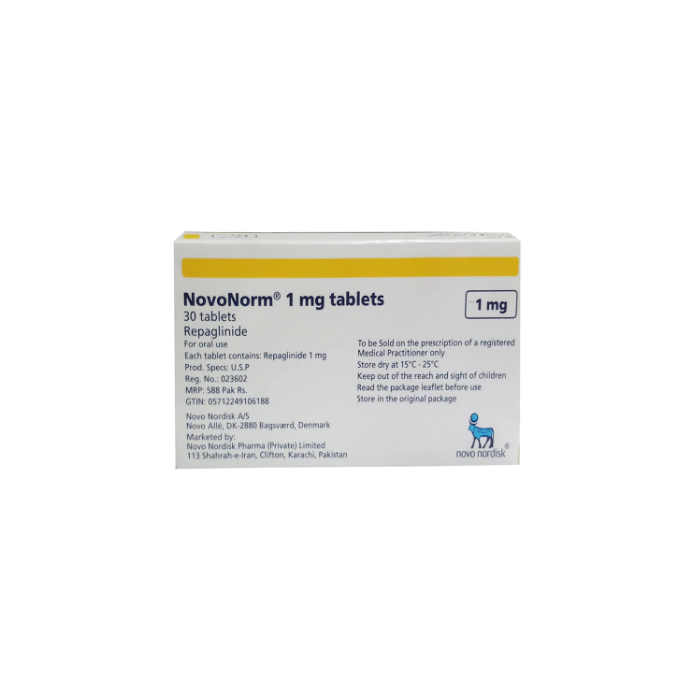 Novonorm 1mg Tablets