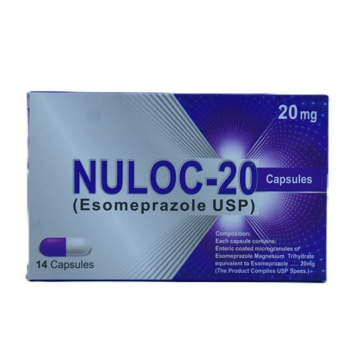 Nuloc 20mg Cap 14s