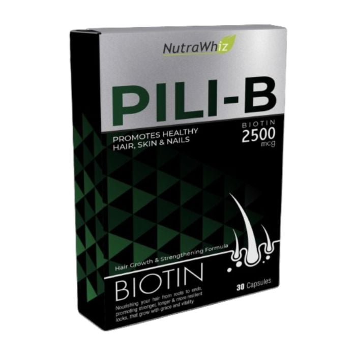 Pili B Biotin 2500mcg Cap 30s