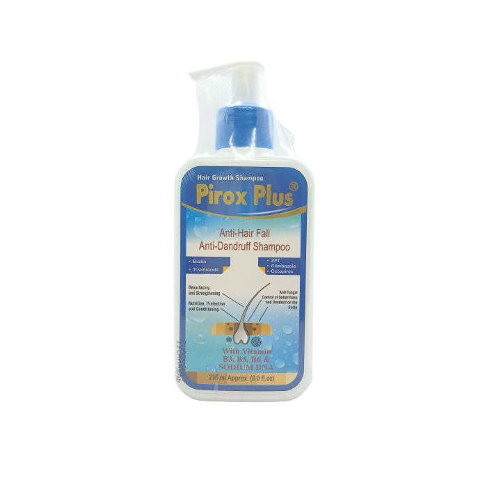 Pirox Plus Shampoo Anti Hairfall & Dandruff 236ml