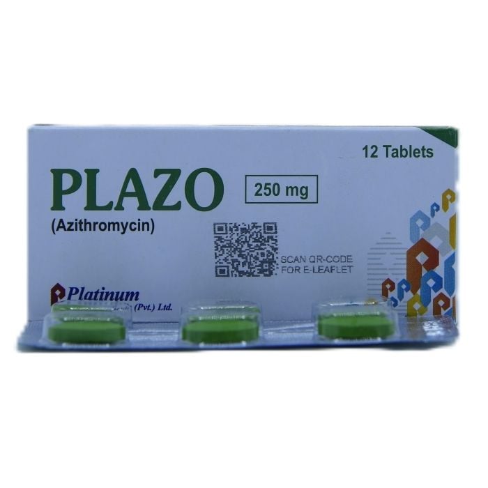 Plazo 250mg Tab 12s