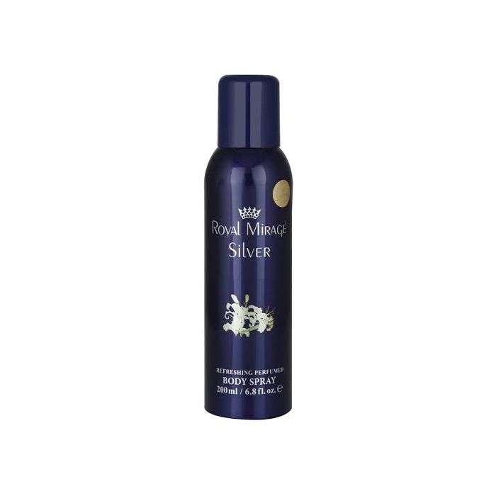 Royal Mirage Body Spray 200ml Silver
