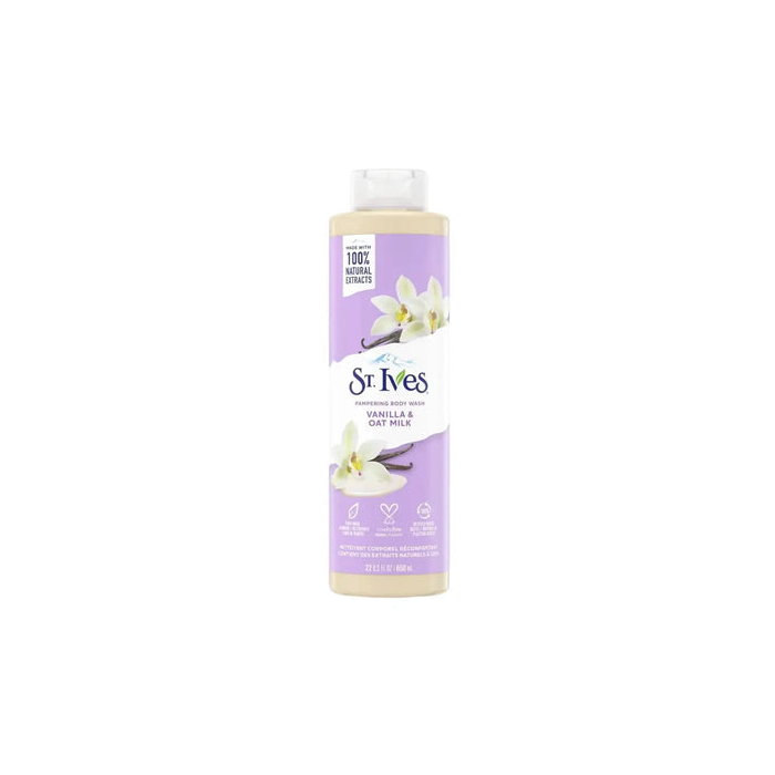 Stives Usa Body Wash 650ml Vanilla & Oatmilk