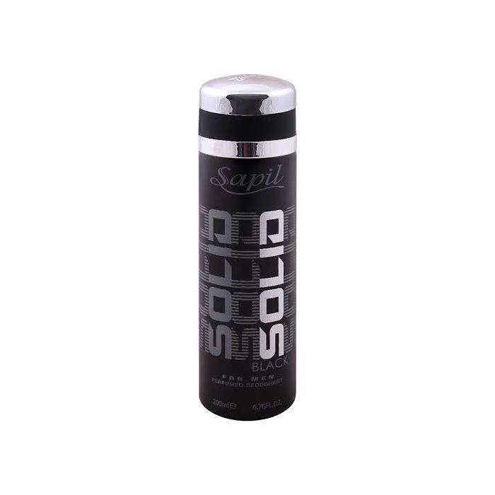 Sapil Body Spray 200ml Solid Black