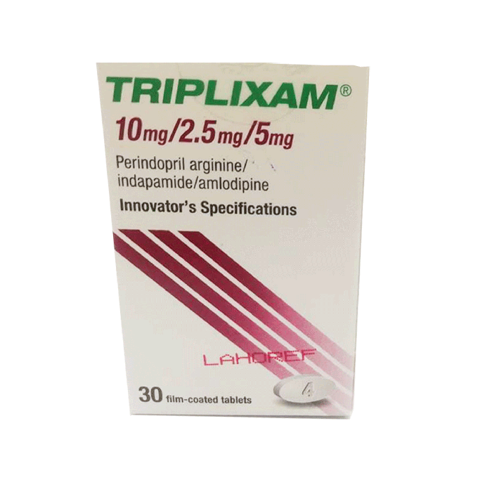 Triplixam 10mg 2.5mg 5mg Tablets 30s