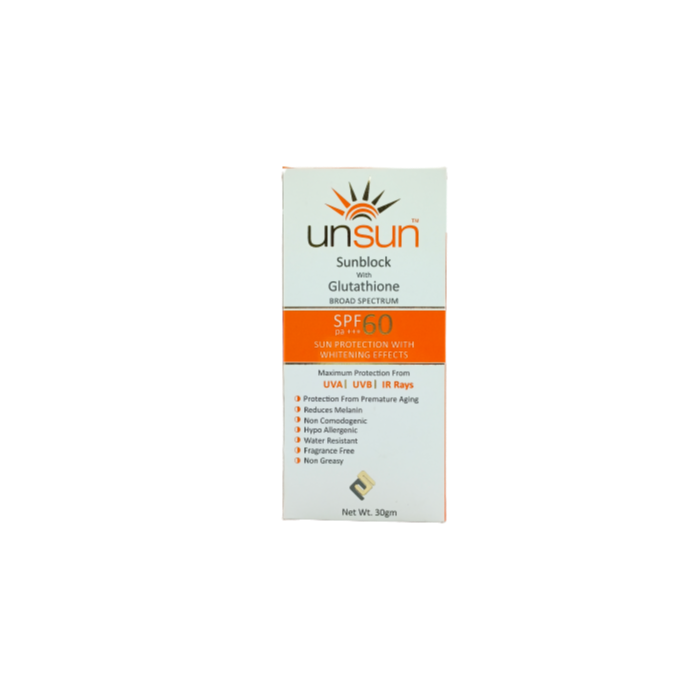 Unsun Sunblock Spf60 Pa+++ 30gm