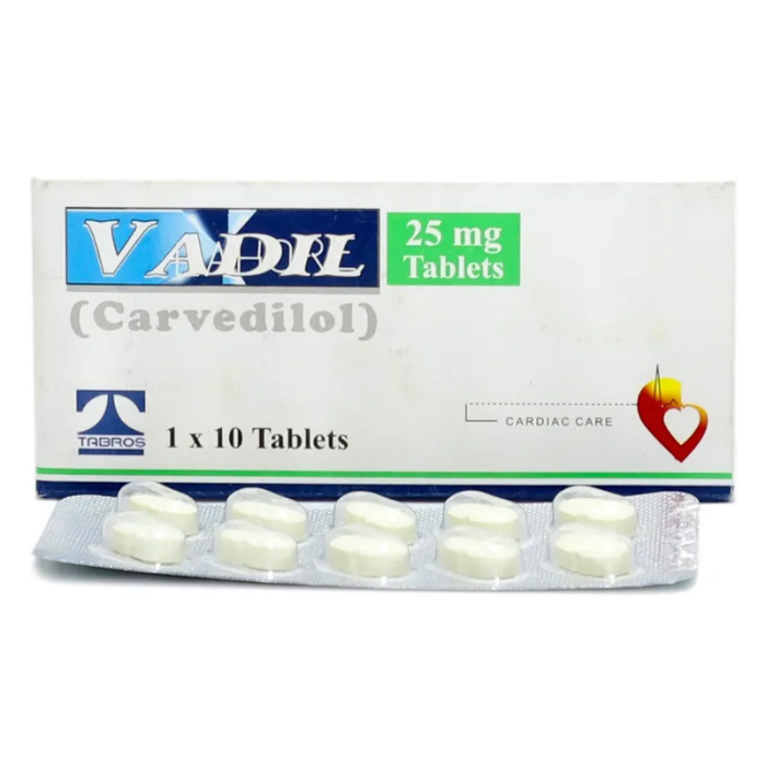 Vadil 25mg Tablets