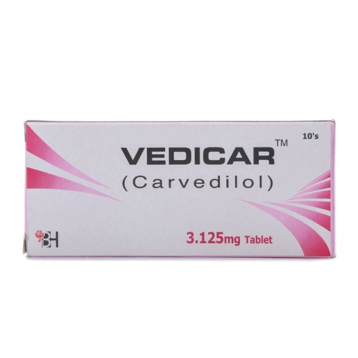 Vedicar 3.125mg Tablets