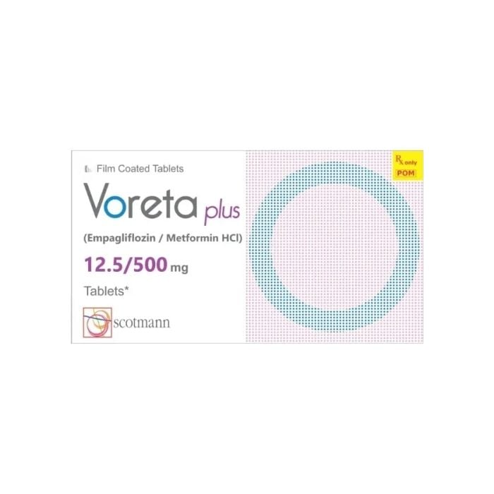 Voreta plus tab 12.5/500mg 14s