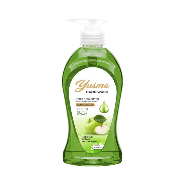 Yusma Hand Wash 400ml Green Apple Extract