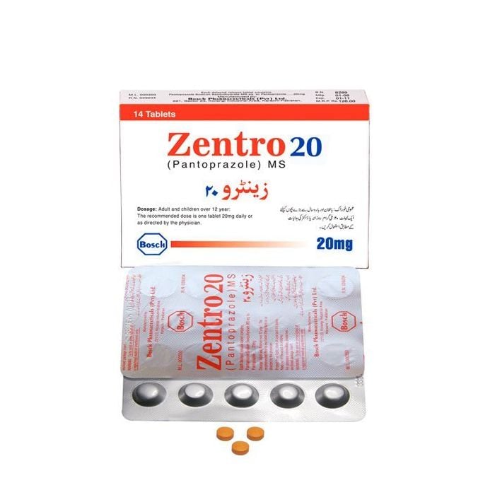 Zentro 20mg Tablets
