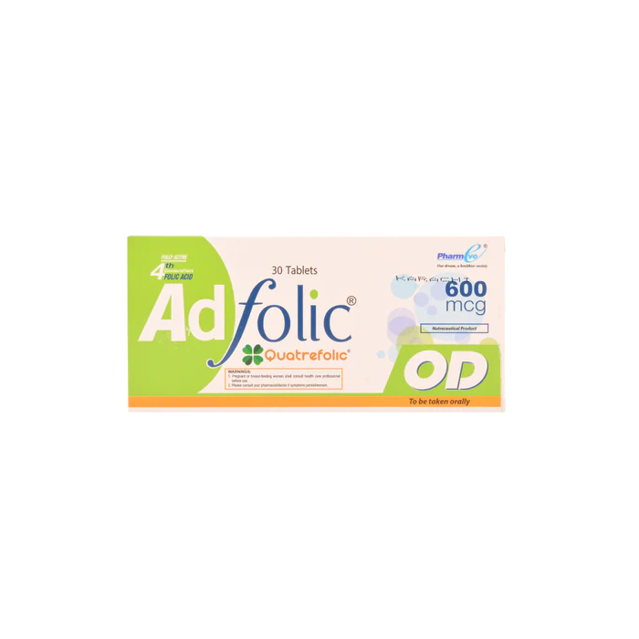 Ad Folic 600mcg Od Tablets