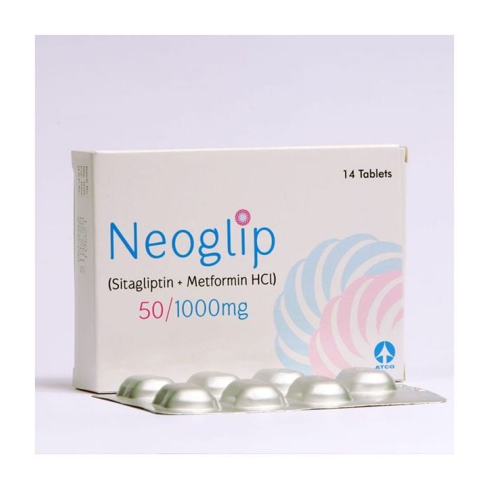 Neoglip 50mg 1000mg Tablets