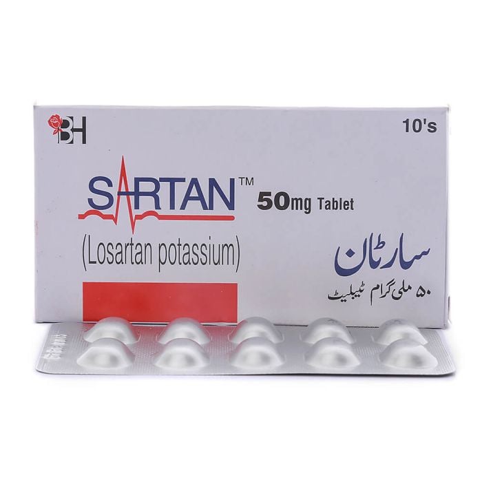 Sartan 50mg Tablets