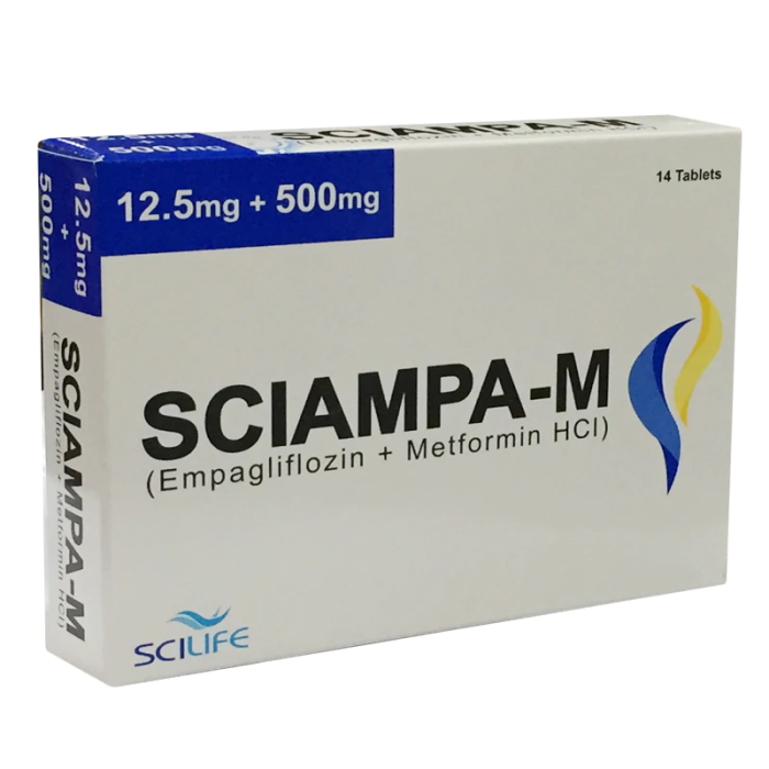 Sciampa M 12.5mg 500mg Tablets