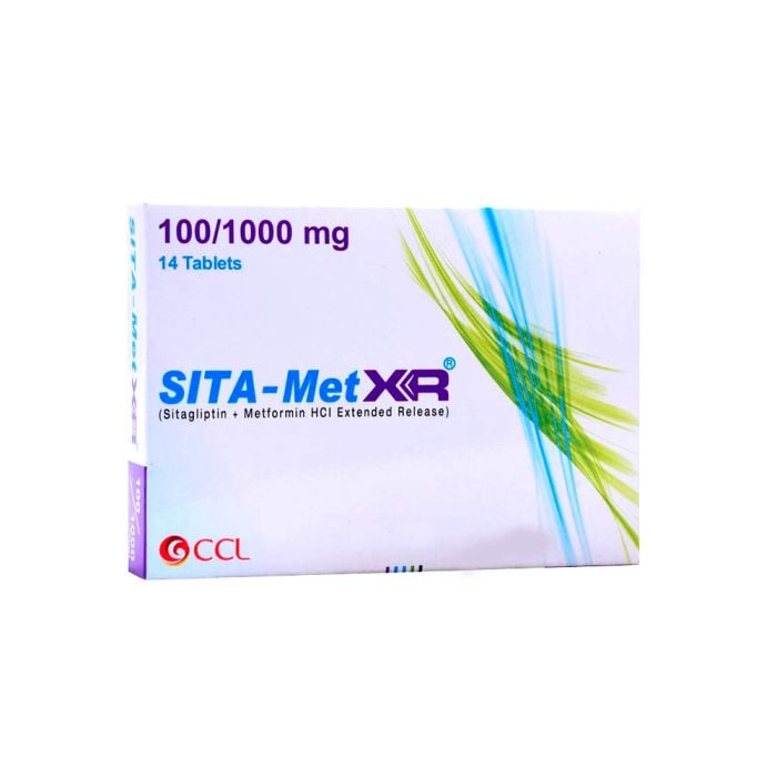 Sita Met Xr 100mg 1000mg Tablets 14s