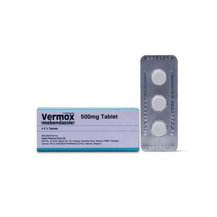 Vermox 500mg Tablets