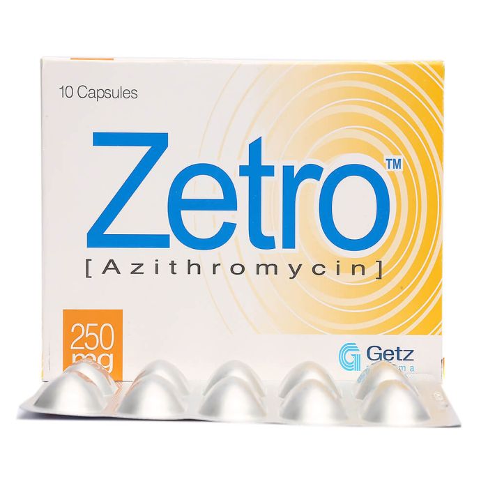 Zetro 250mg Capsules