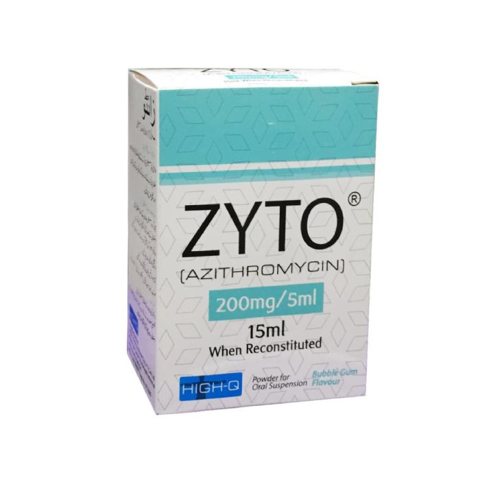 Zyto 200mg 5ml Oral Suspension