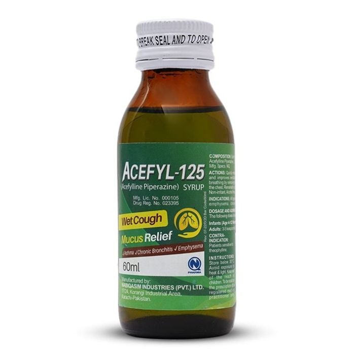Acefyl Wet Cough 60ml Syp