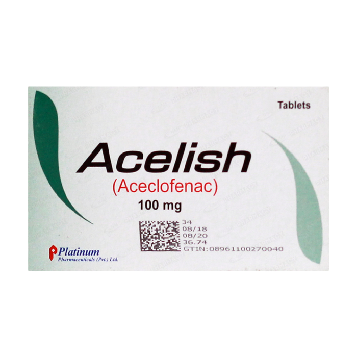 Acelish 100mg Tablets 30s