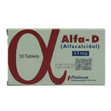Alfa D 0.5mcg Tablets 30s