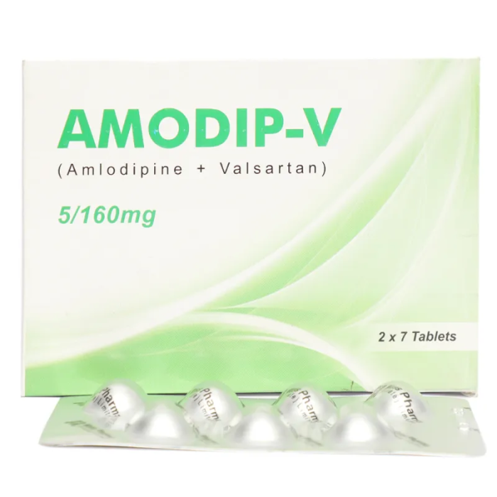 Amodip V 5/160mg Tablets