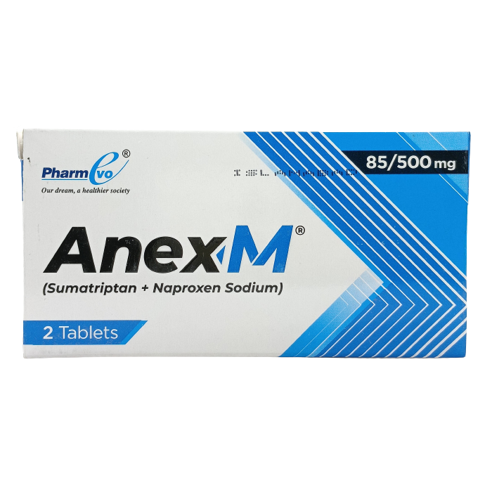 Anex M Tablets 85 500mg 2s