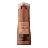 Argan Deluxe Keratin Color Shampoo 200ml Natural Brown