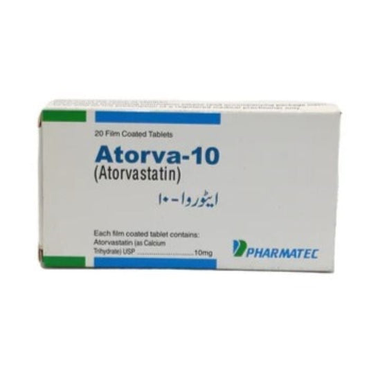 Atorva 10mg Tablets 20s